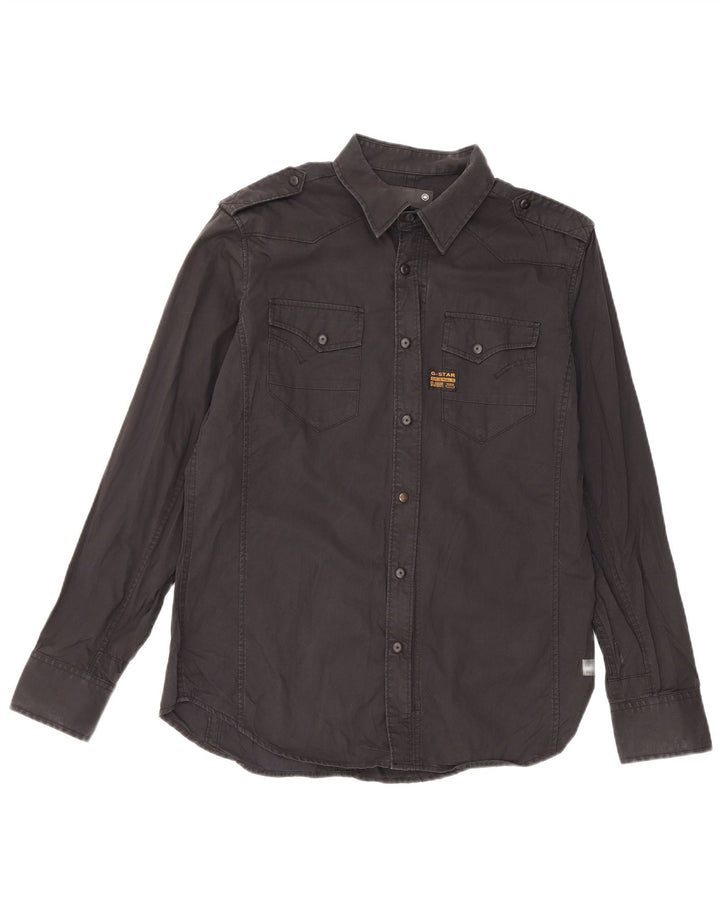 G-Star Homme Chemise Militaire Large Noir Coton