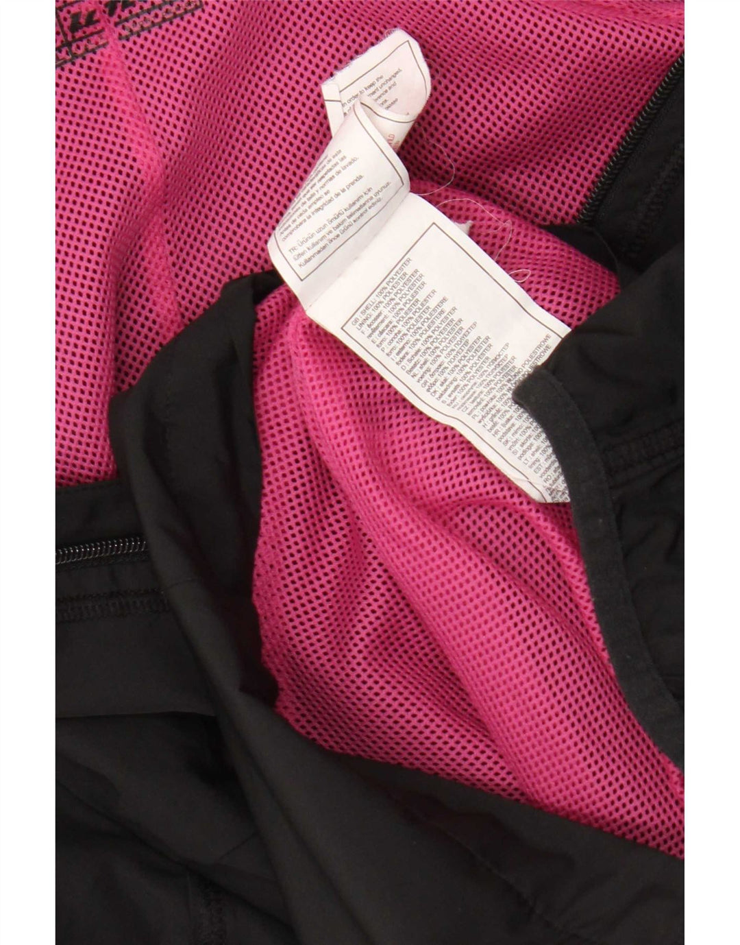 Lotto Veste de pluie à capuche pour femme UK 18 XL Noir Polyester