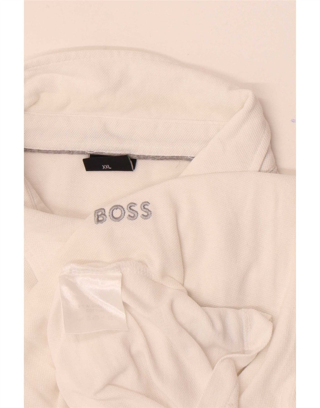 Hugo Boss Polo Homme 2XL Coton Blanc