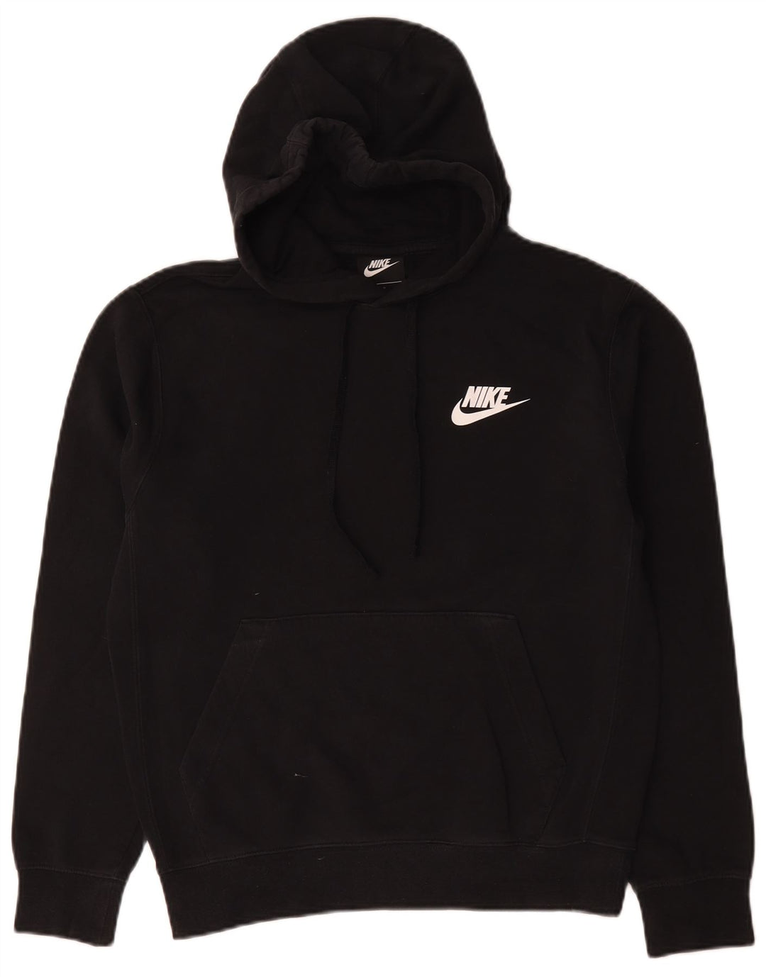 Nike Pull à capuche pour homme Petit coton noir