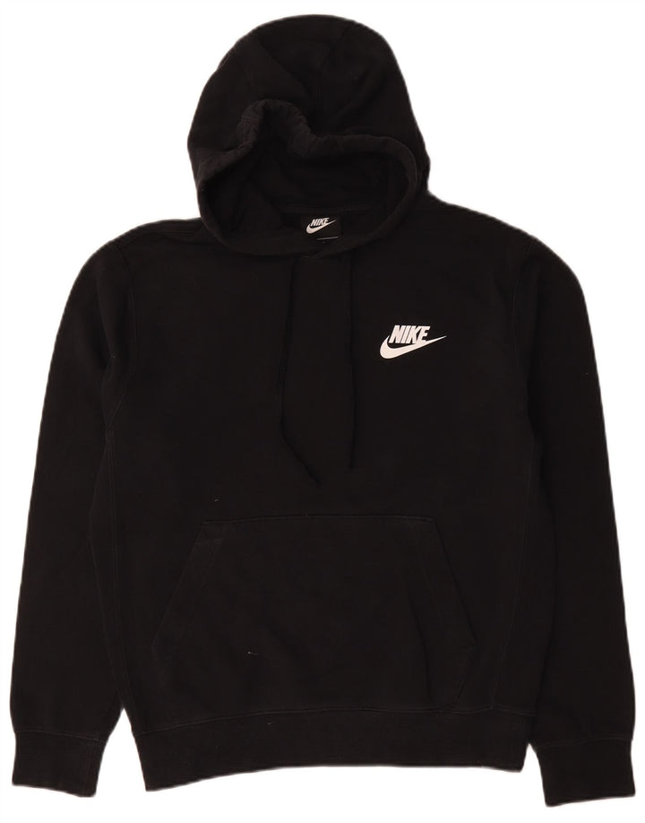 Nike Pull à capuche pour homme Petit coton noir