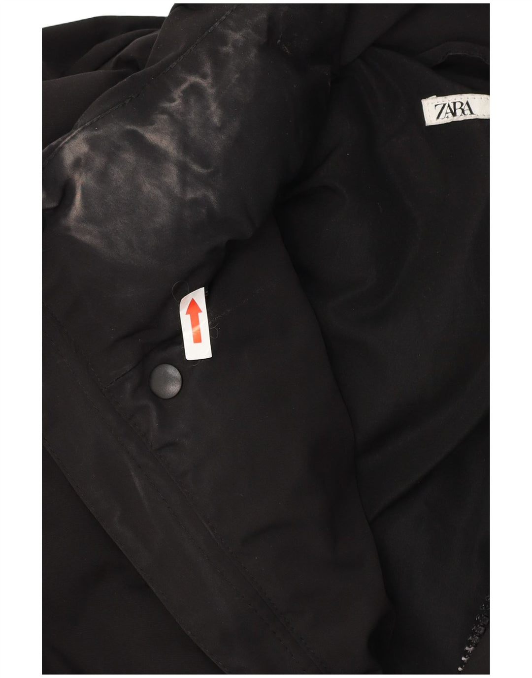 Zara Veste matelassée homme UK 42 XL Noir Polyester