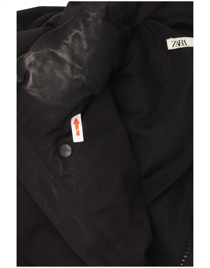 Zara Veste matelassée homme UK 42 XL Noir Polyester