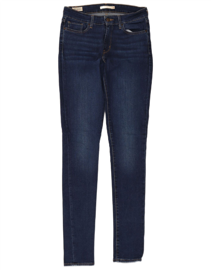 LEVI'S Womens 711 Skinny Jeans W29 L33 Navy Blue
