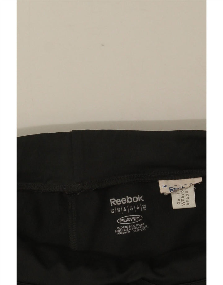 REEBOK Legging Capri Femme UK 12 Gris Moyen
