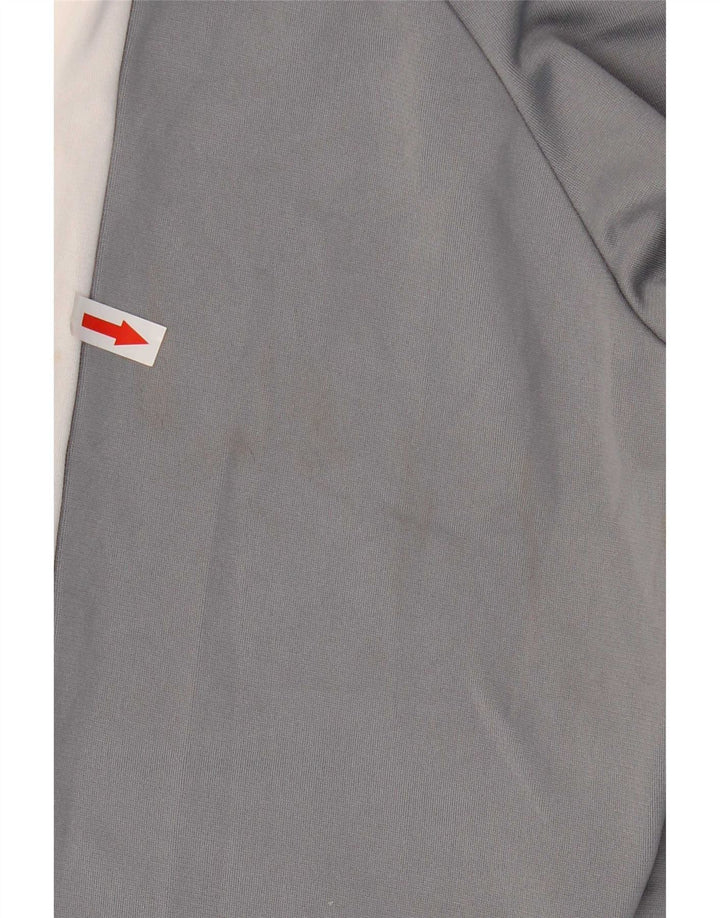Under Armour Sweat à Capuche Zippé Homme Gris Moyen Polyester Colorblock