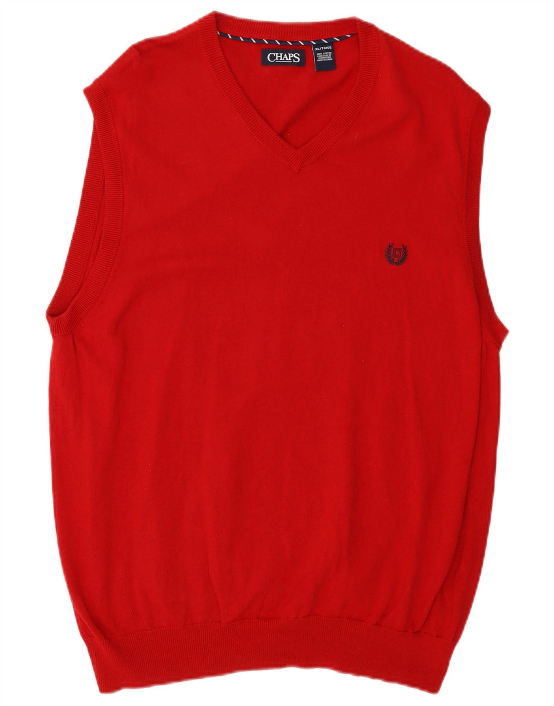 Chaps Débardeur Homme XL Rouge Coton