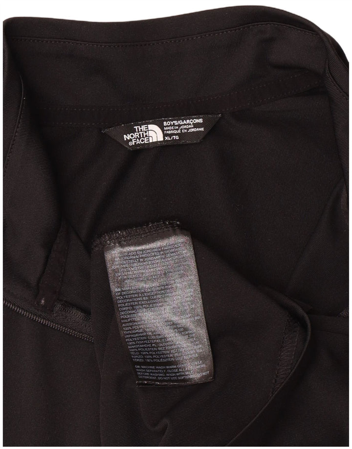 THE NORTH FACE Haut de survêtement à col zippé pour garçon 14-15 ans XL Noir