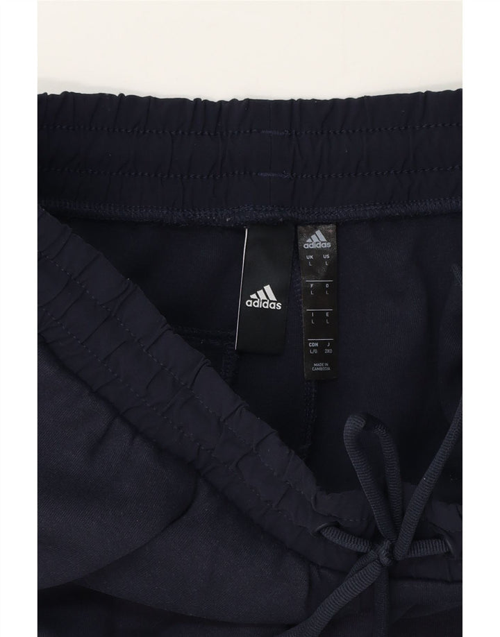 Puma Pantalon de survêtement pour homme Bleu marine Taille L