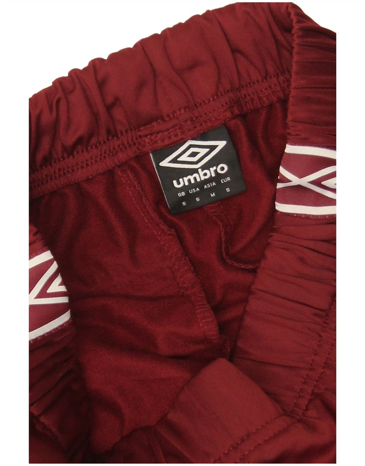Umbro Pantalon de Survêtement Graphique Homme Petit Bordeaux Polyester