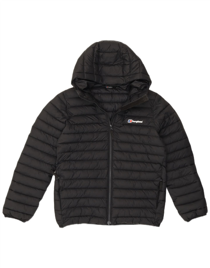 BERGHAUS Doudoune à capuche garçon 12-13 ans Noir Polyamide