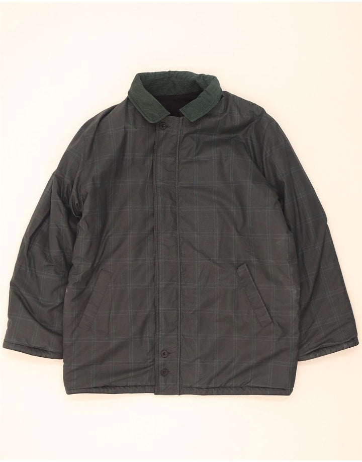North Pole Manteau coupe-vent réversible pour homme UK 40 Grande laine bleu marine