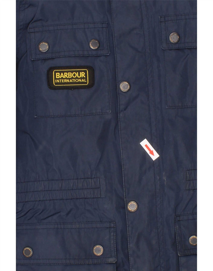 Barbour Boys Utility Jacket 10-11 ans Grand Bleu Polyamide