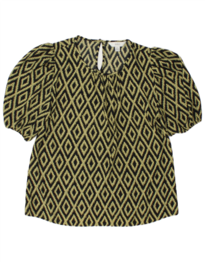 Marks & Spencer Chemisier pour femme UK 10 Petit Noir Argyle/Diamant