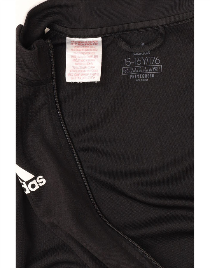 ADIDAS Veste de survêtement Aeroready Garçon 15-16 ans Noir Polyester