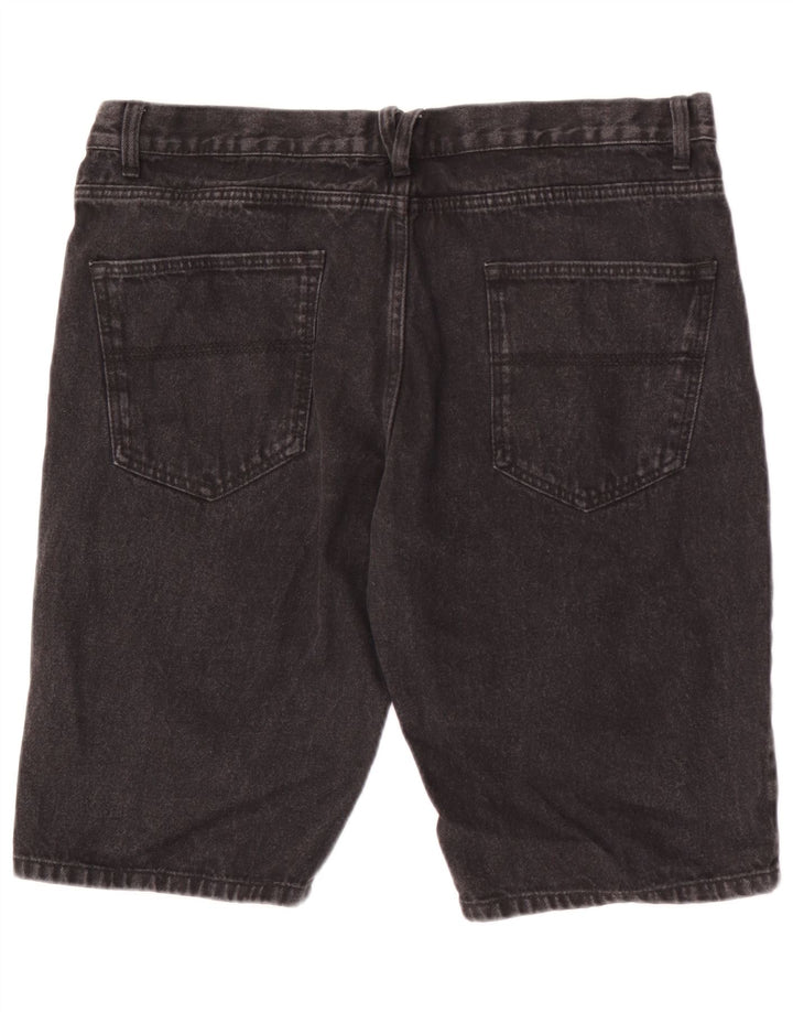 Pierre Cardin Short en jean pour homme W36 Grand coton noir
