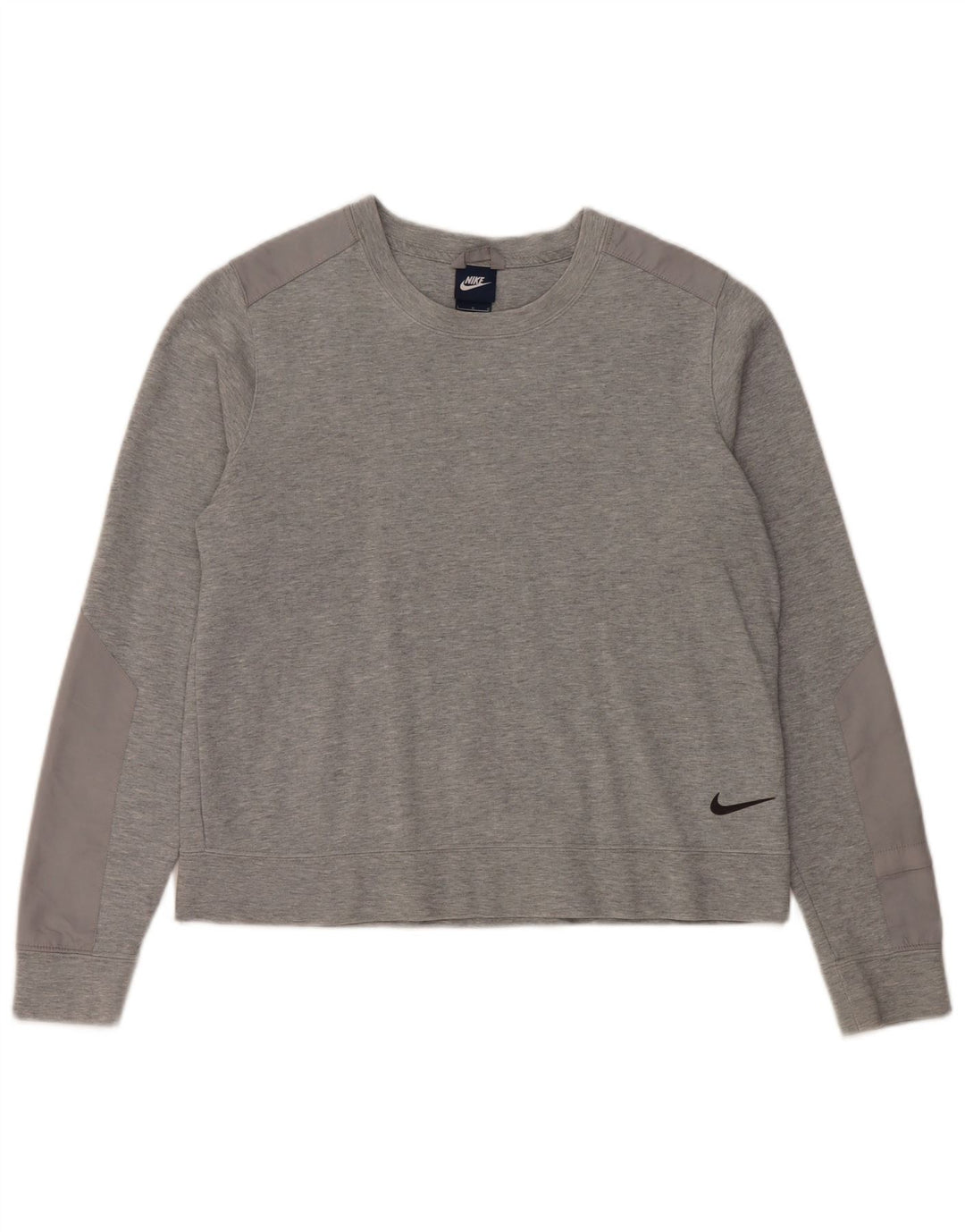 Nike Sweat-shirt pour femme UK 16 Large Gris Coton