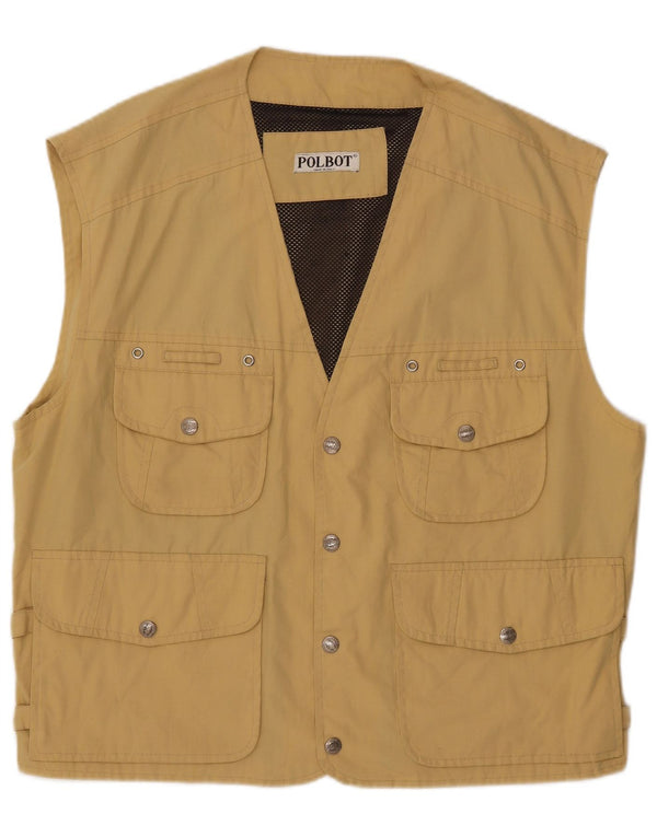 Polbot Gilet utilitaire pour homme UK 42 XL Beige