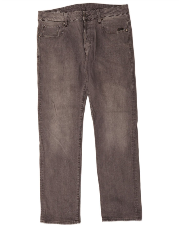 G-Star Jean droit homme W32 L32 gris coton