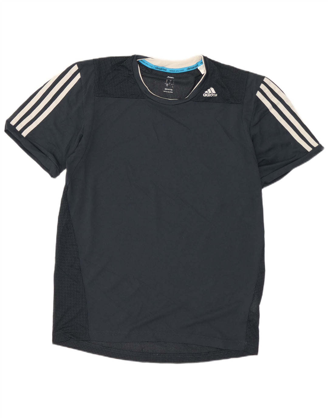 Adidas Hommes Climacool T-Shirt Haut Petit Bleu Marine Polyester