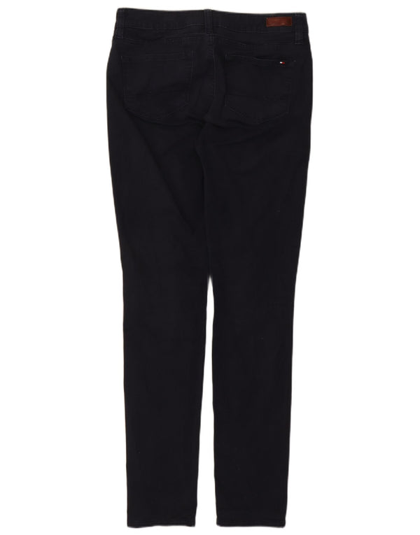 Tommy Hilfiger Pantalon décontracté skinny pour femme US 8 Medium W30 L31 Bleu marine