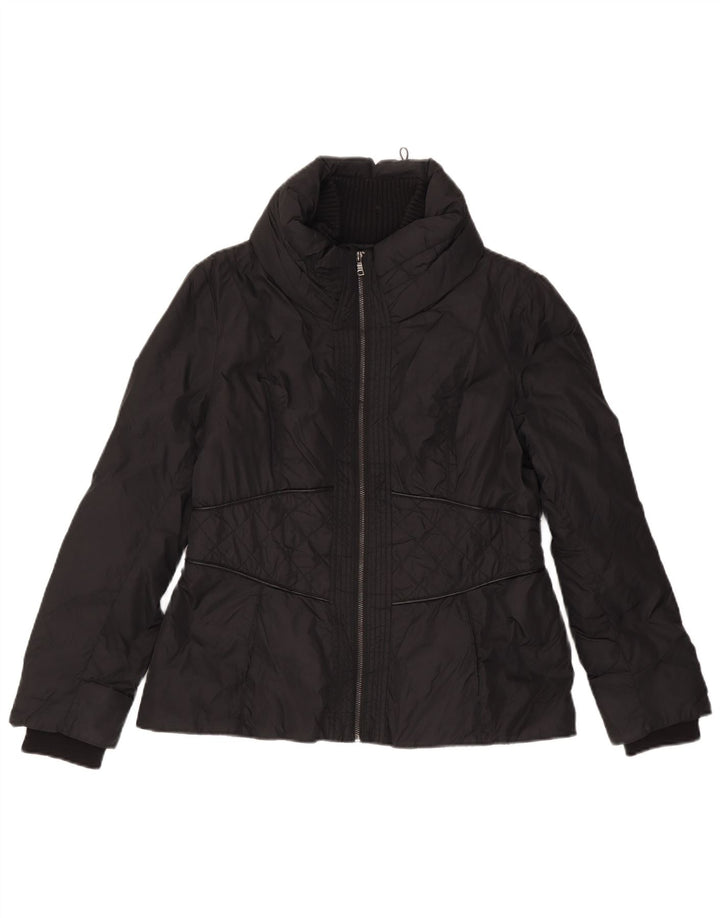 Zara Veste matelassée pour femme UK 18 XL Noir Polyester