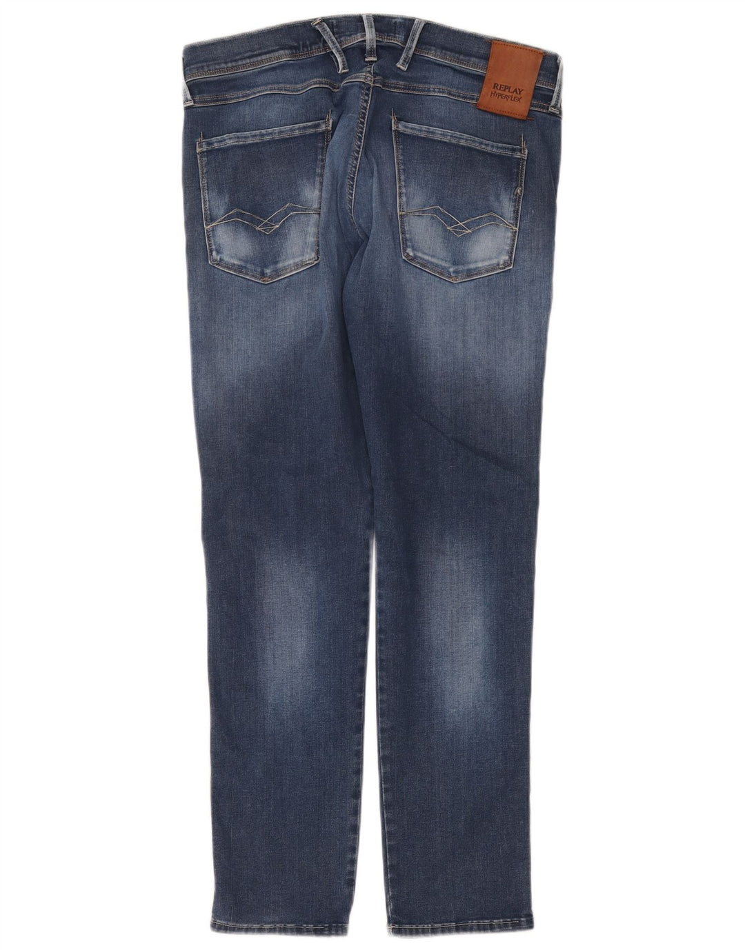 REPLAY Jean Slim Anbass W34 L30 Homme Bleu Coton