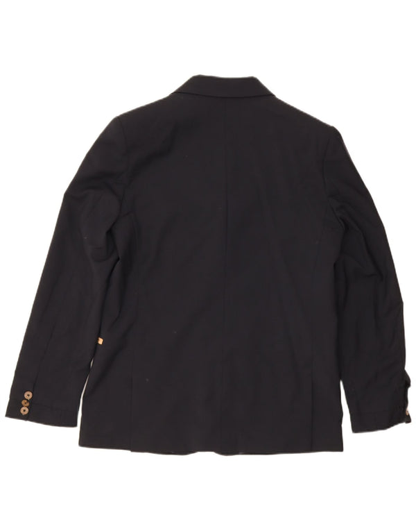 ALVIERO MARTINI Veste Blazer 3 Boutons Garçon 13-14 Ans XL Bleu Marine