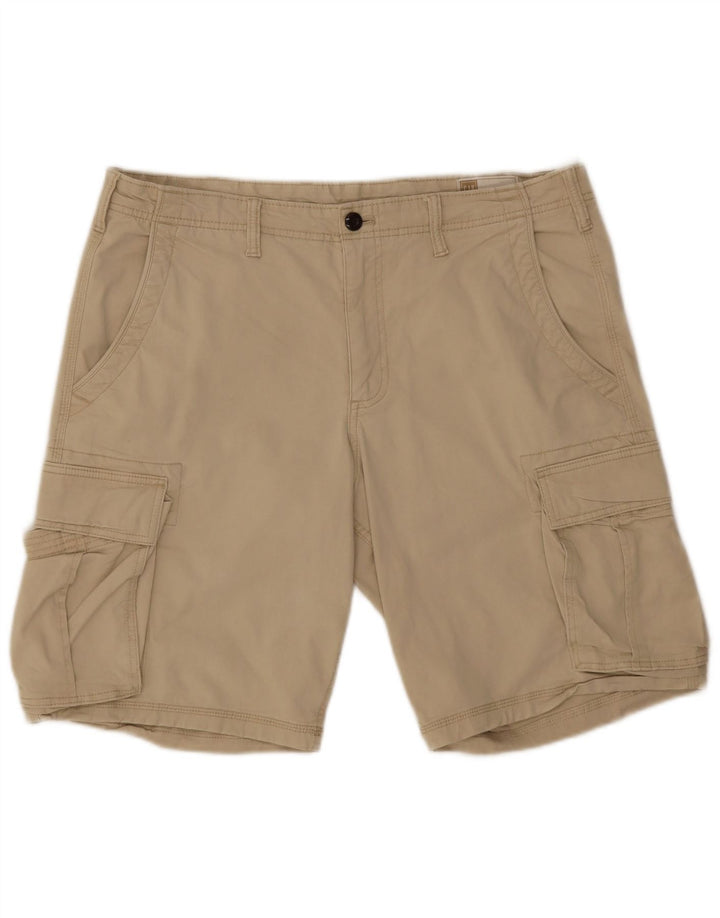 Gap Hommes Khakis Cargo Shorts W36 Grand Beige Coton