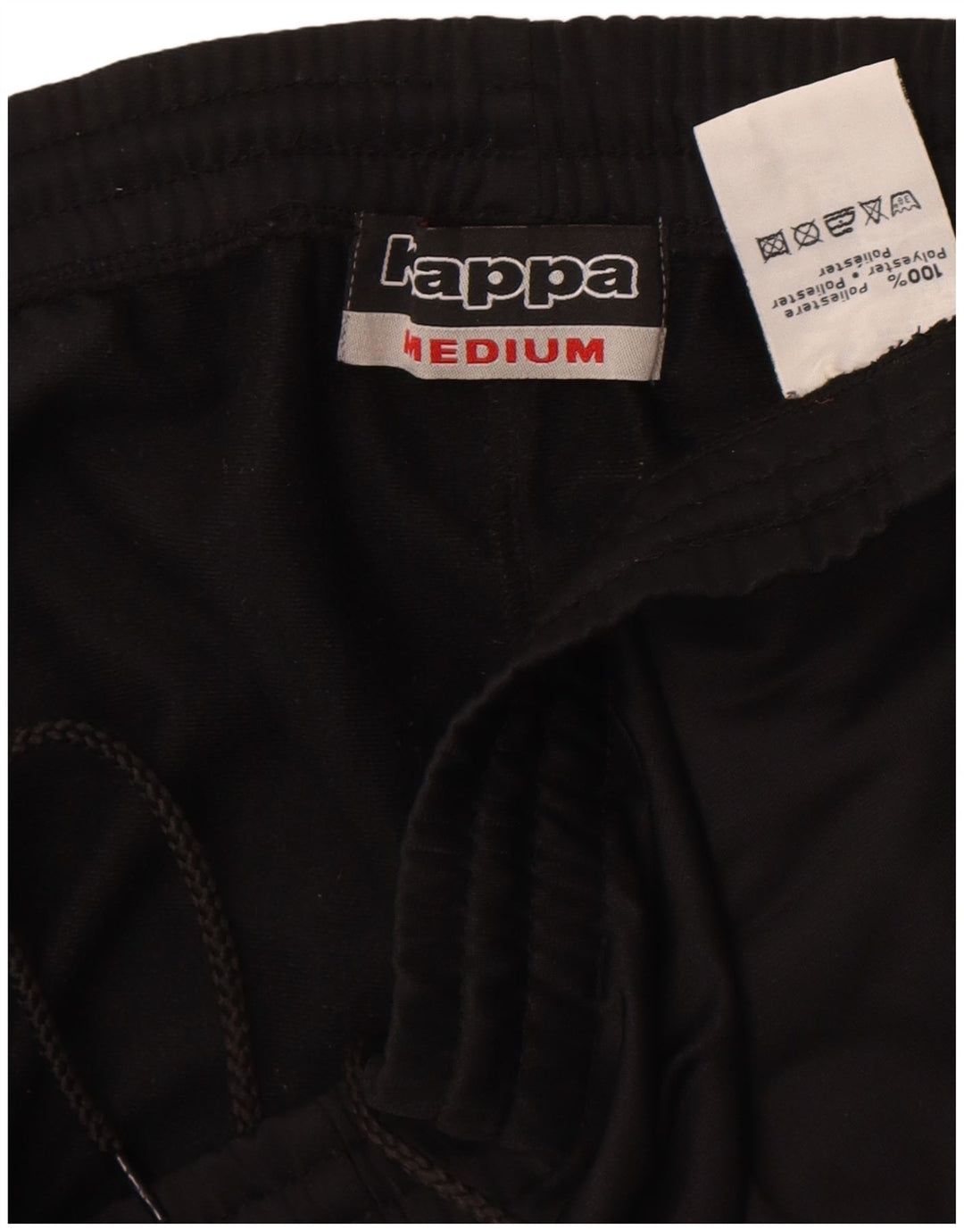 Kappa Pantalon De Survêtement Homme Noir Moyen Polyester