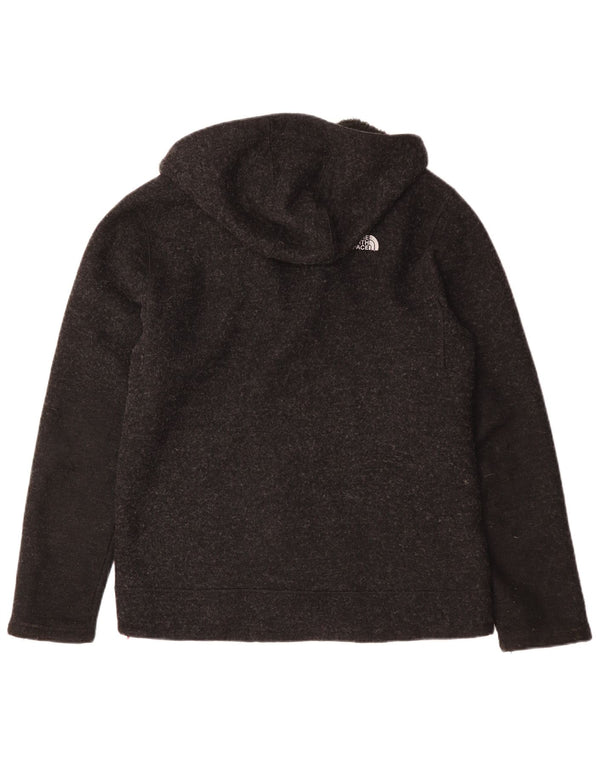 THE NORTH FACE Cardigan à capuche pour homme UK 40 Large laine grise