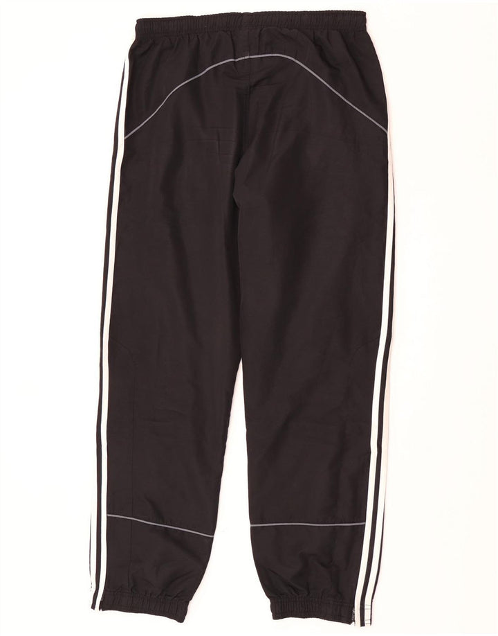 Adidas Pantalon de survêtement pour homme UK 40/42 Medium Noir Polyester