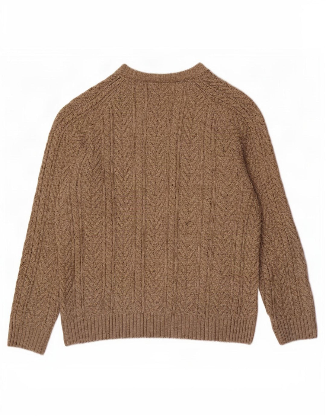 Zara Pull à col bateau pour homme Large Beige