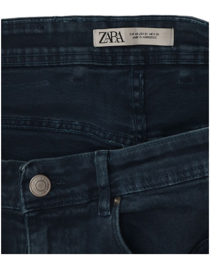 Zara Short en jean pour homme EU 40 Medium W31 Bleu marine Coton