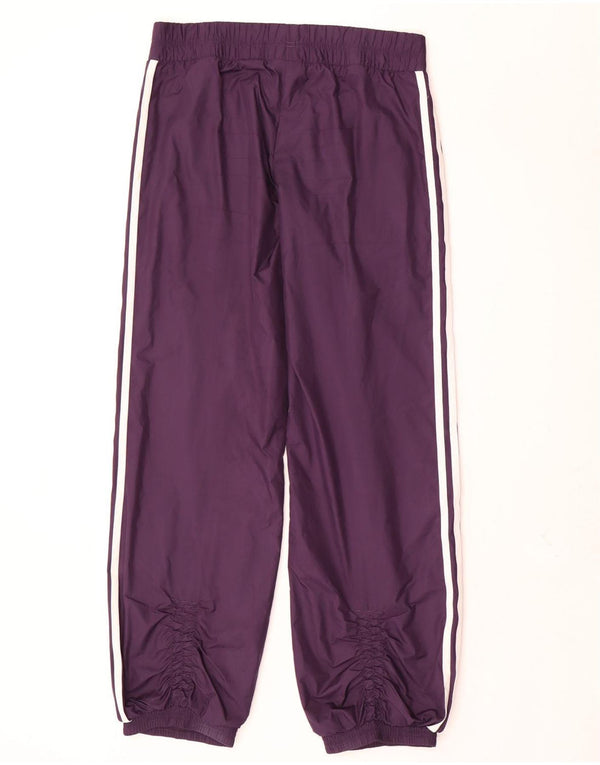 Adidas Pantalon de survêtement pour femme Joggers UK 10 Petit Violet Polyester