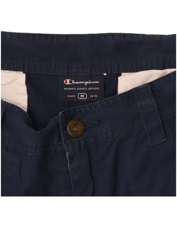 Champion Short Chino Taille Basse Femme Medium W30 Bleu Marine
