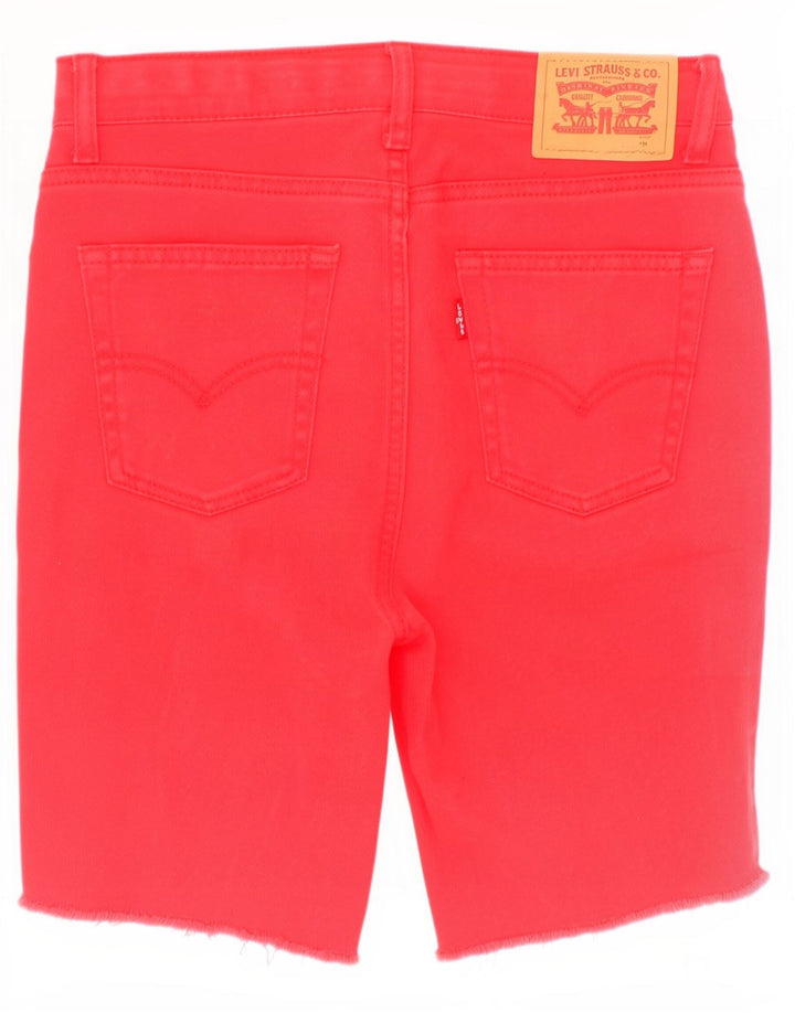 Levi's Short en Jean 511 Garçon 13-14 Ans W28 Rouge Coton
