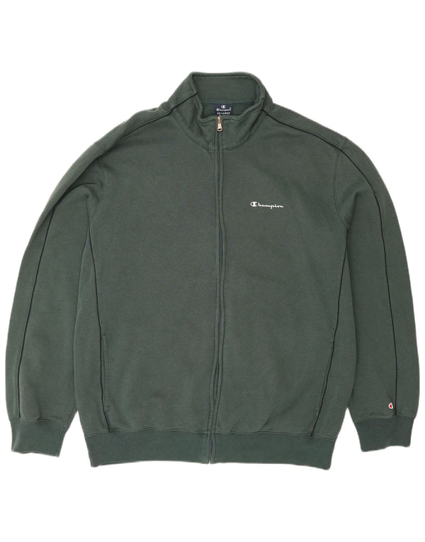 Champion Veste de survêtement pour homme 2XL Vert Coton Sports