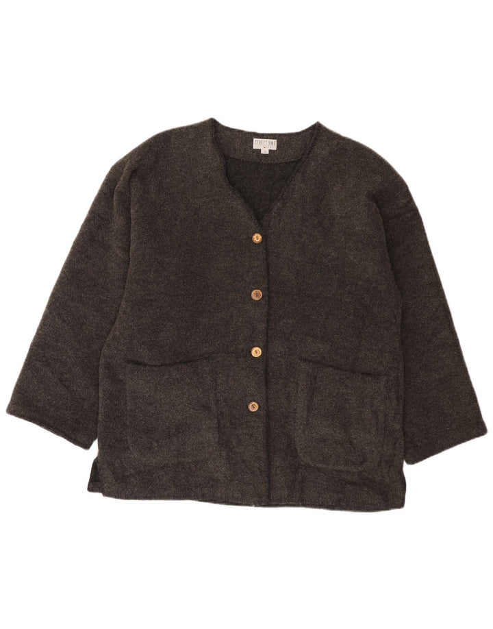 Street One Veste blazer surdimensionnée à 4 boutons pour femme EU 36 Petite laine grise