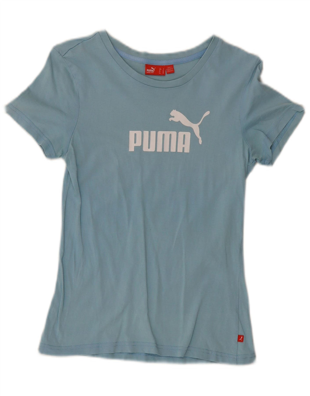 Puma T-shirt graphique pour femme UK 10 Small Bleu
