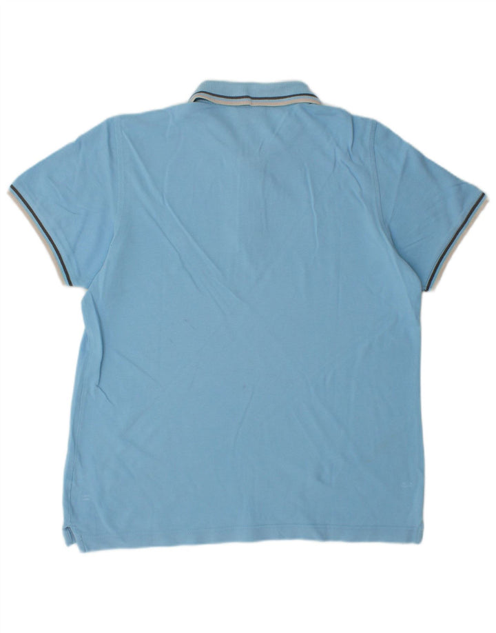 Asics Polo Homme Petit Bleu