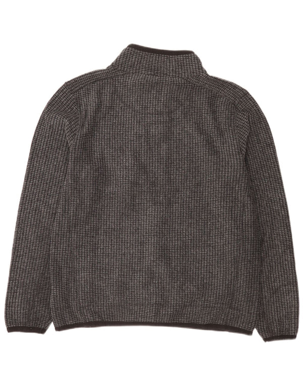 Weird Fish Veste polaire pour homme UK 40 Large Gris Polyester