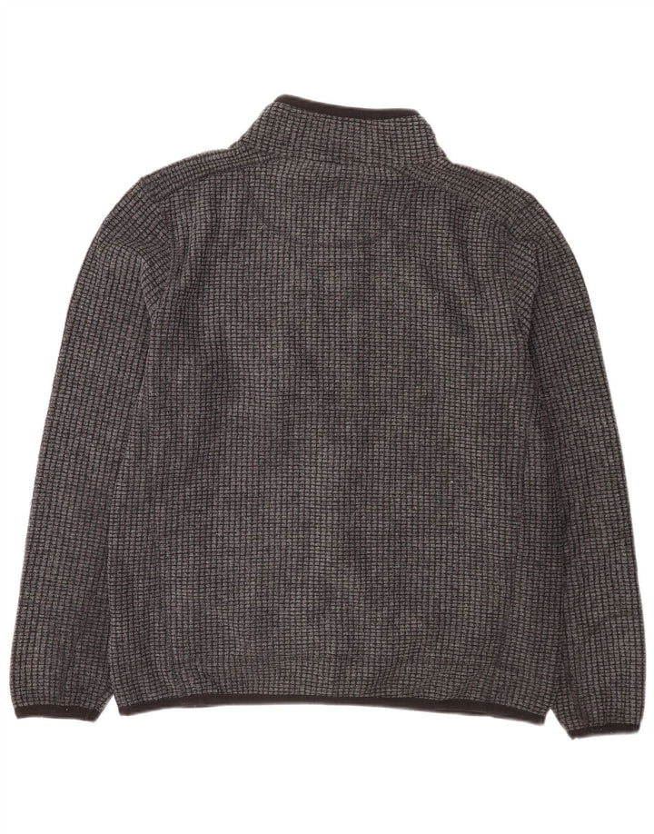 Weird Fish Veste polaire pour homme UK 40 Large Gris Polyester