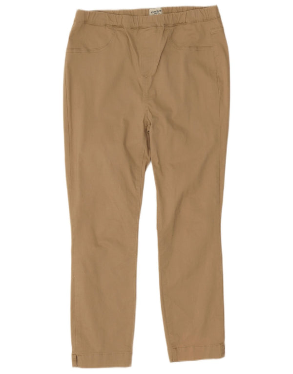 Pantalon court Jegging White Stuff pour femme UK 14 Medium W30 L25 Beige