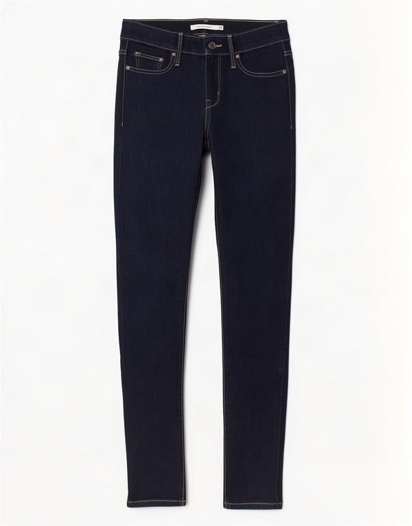 Levi's Jean Skinny Amincissant W25 L32 Femme Bleu Marine Coton