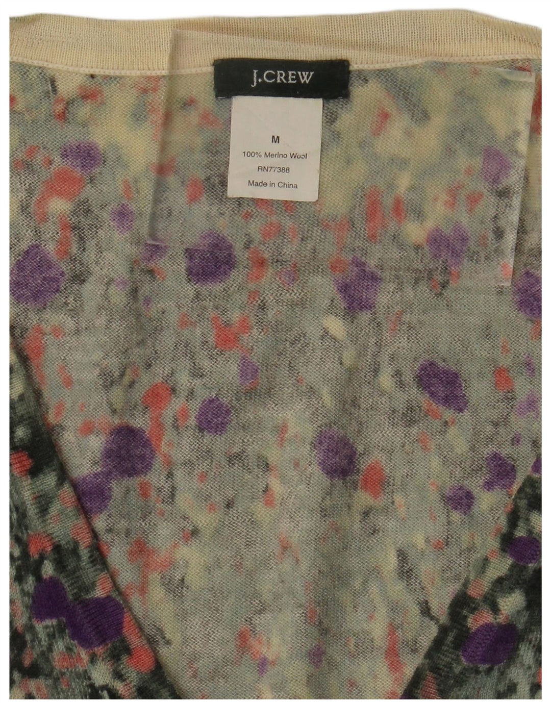 J. CREW Cardigan pour femme UK 12 Medium Multicolore à pois