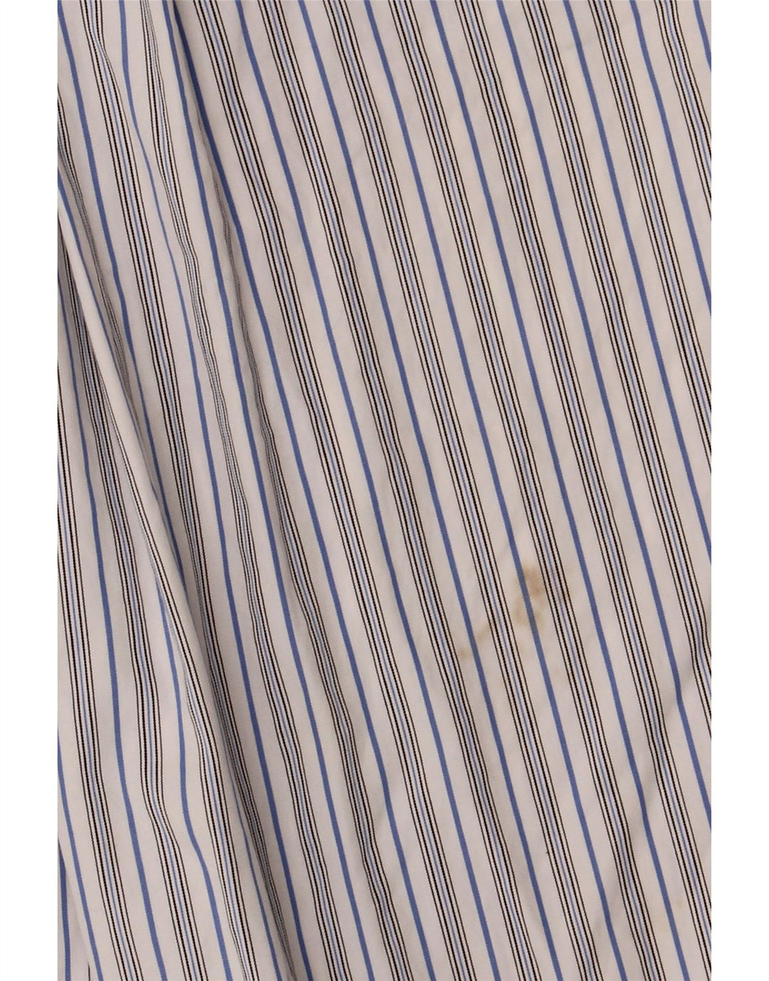 Ralph Lauren Chemise Homme Taille 14 Petit Coton Rayé Blanc