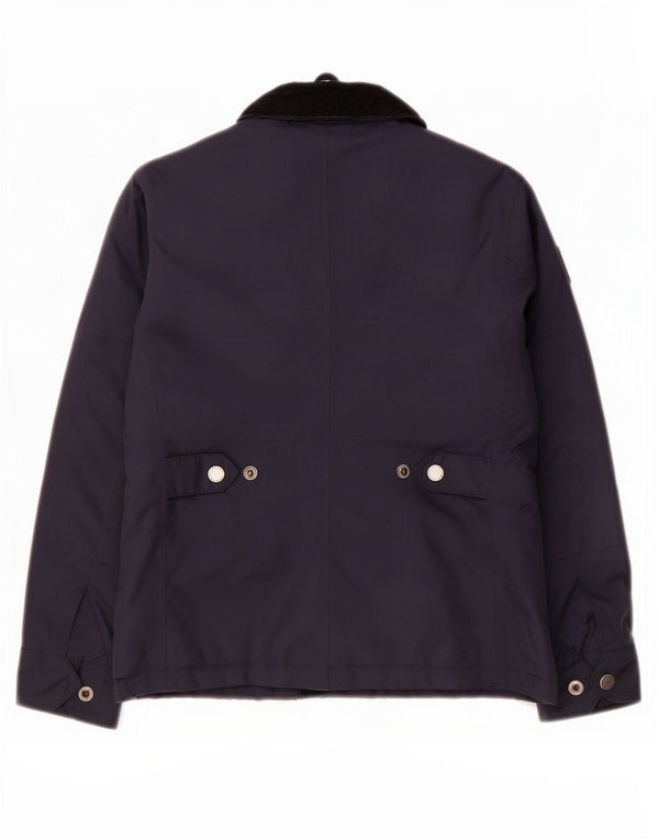 Barbour Boys Racer Jacket 6-7 ans Petit Bleu Marine Polyester