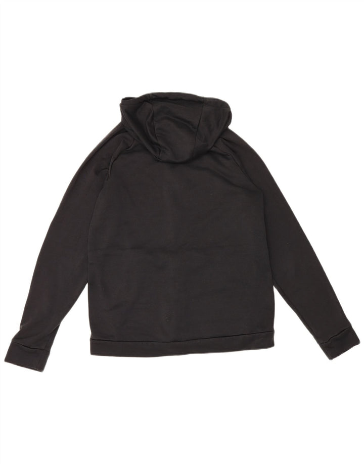 Nike Pull à capuche zippé Dri Fit pour homme en polyester noir moyen