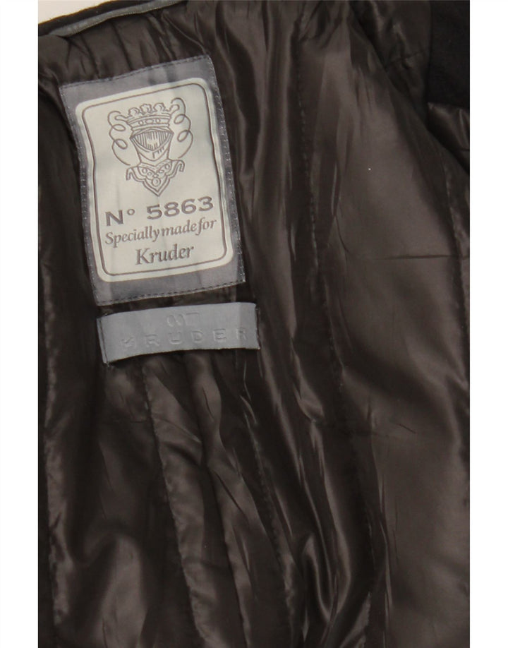 Kruder Caban Homme UK 40 Grande Laine Noire
